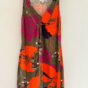 Boden short sleeveless dress. Soft cotton.